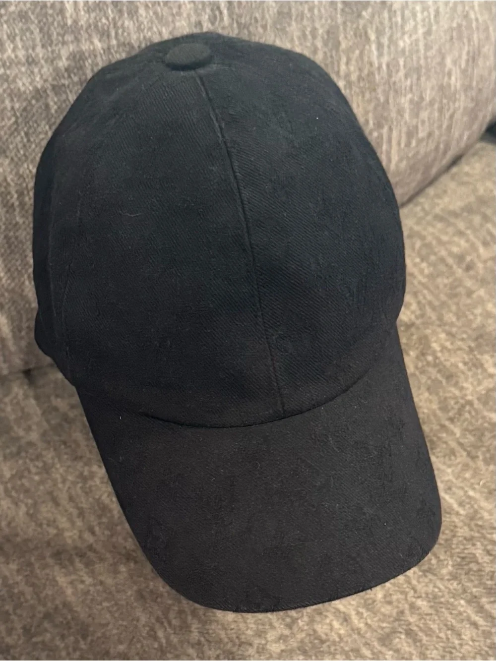 Louis Vuitton Black on Black Baseball Cap.